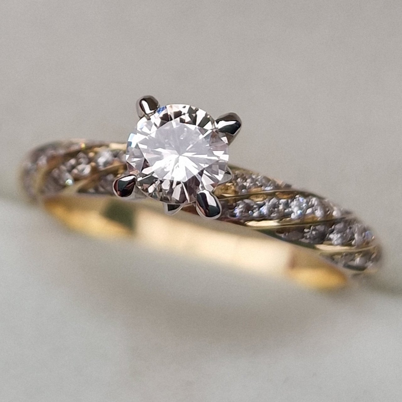 Кольцо Deimantas 103593282 16,5р 2,81гр 0,75ct. купить,NaN