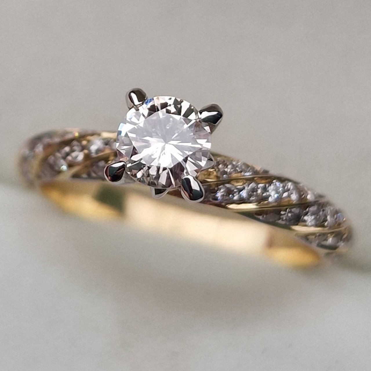 Кольцо Deimantas 103593282 16,5р 2,81гр 0,75ct. купить,NaN