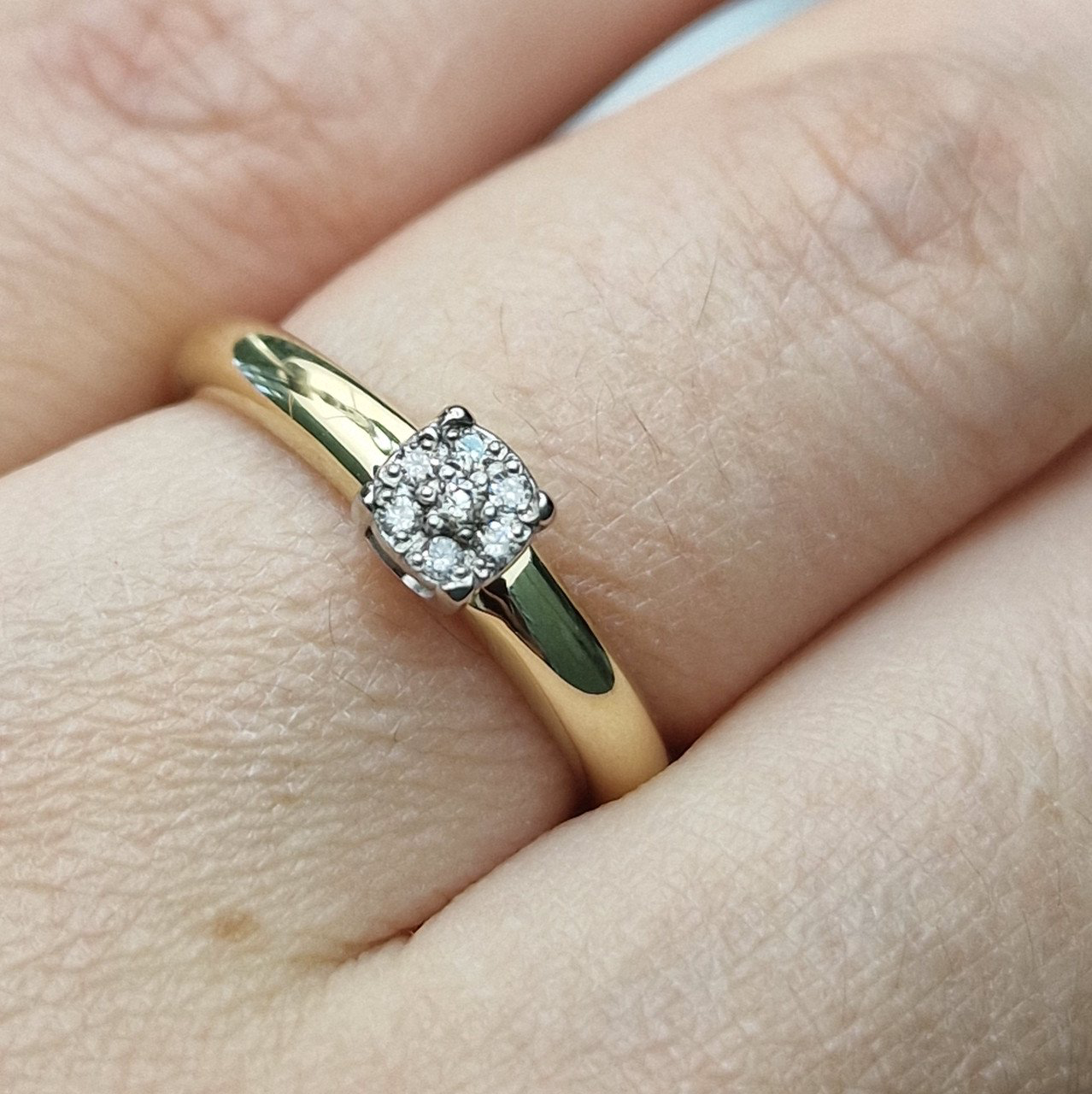 Кольцо Deimantas 105082543 17р 2,25гр 0,064ct. купить,NaN