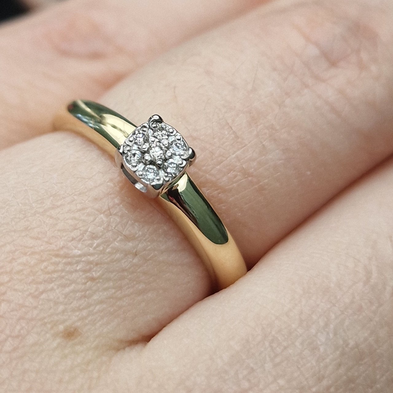 Кольцо Deimantas 105082543 17р 2,25гр 0,064ct. купить,NaN
