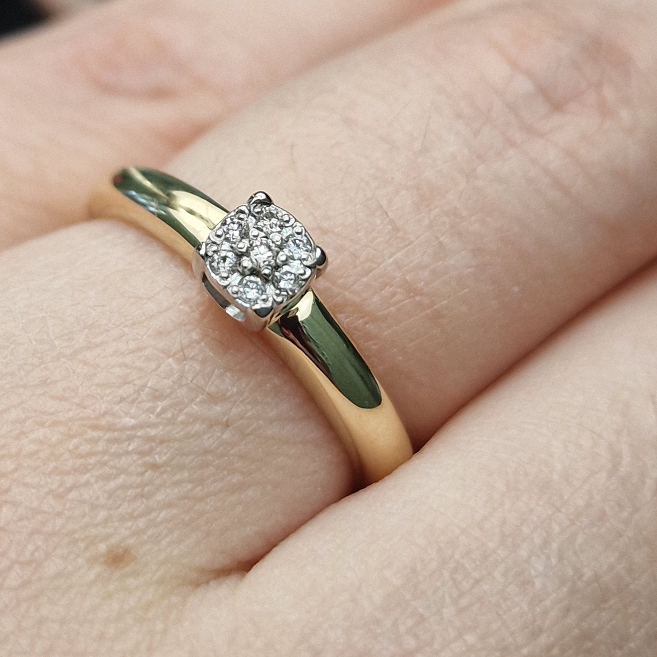 Кольцо Deimantas 105082543 17р 2,25гр 0,064ct. купить,NaN
