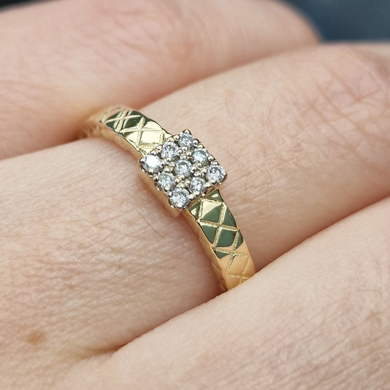 Кольцо Deimantas 105082620 18р 3,02гр 0,134ct. купить,NaN