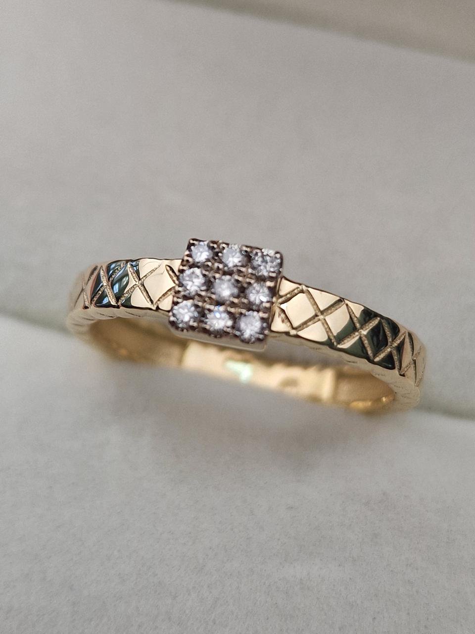 Кольцо Deimantas 105082620 18р 3,02гр 0,134ct. купить,NaN