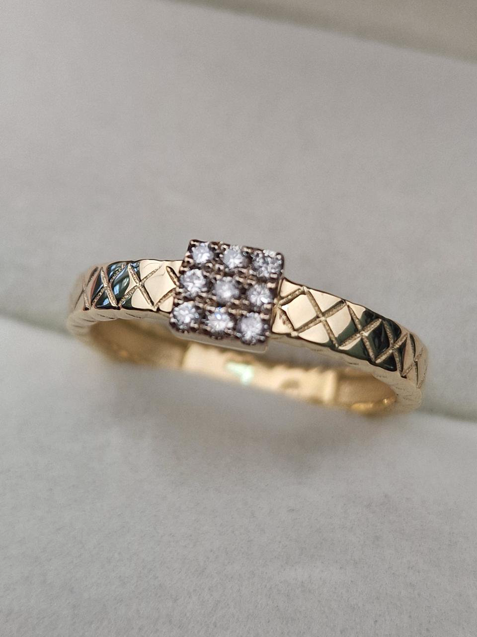 Кольцо Deimantas 105082620 18р 3,02гр 0,134ct. купить,NaN