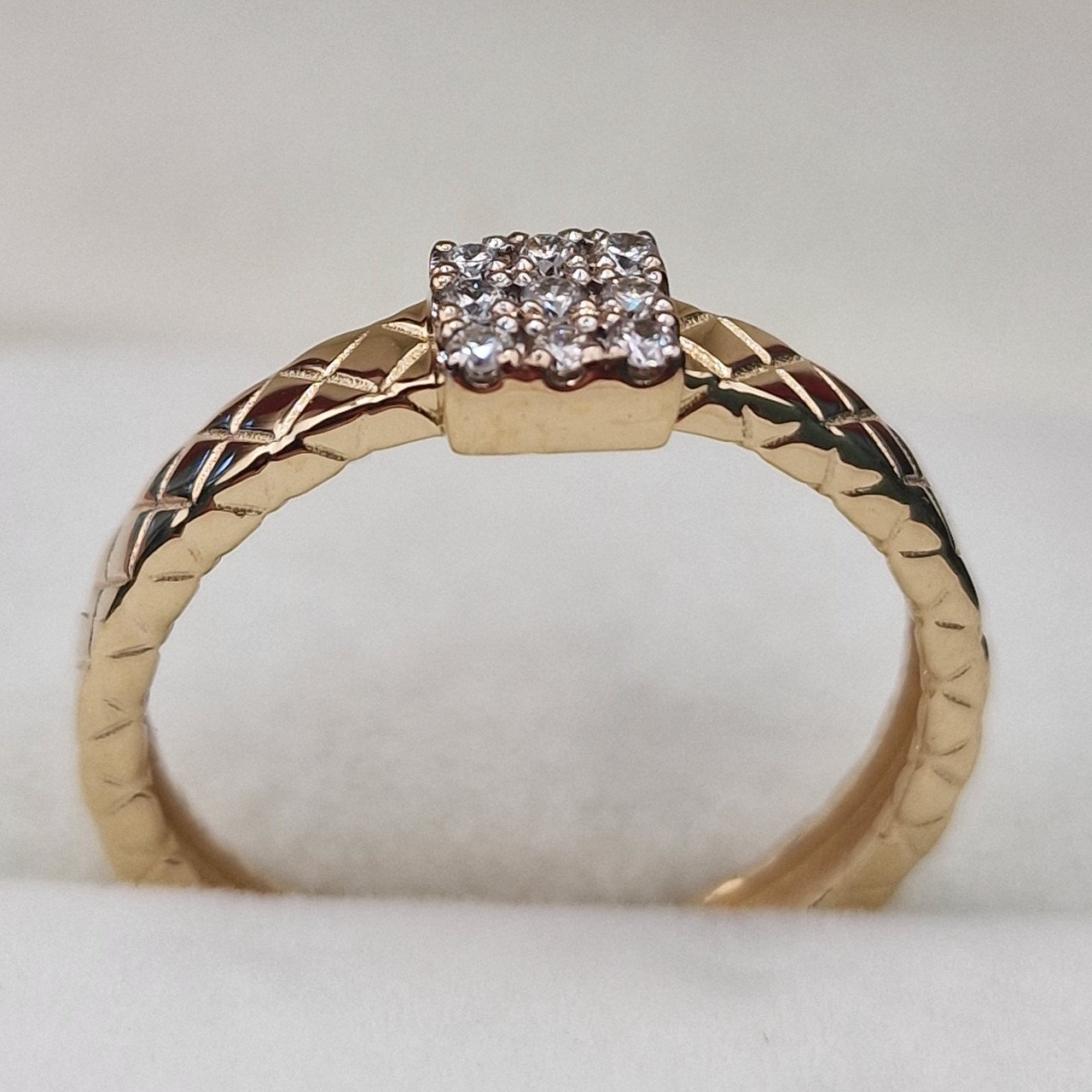 Кольцо Deimantas 105082620 18р 3,02гр 0,134ct. купить,NaN