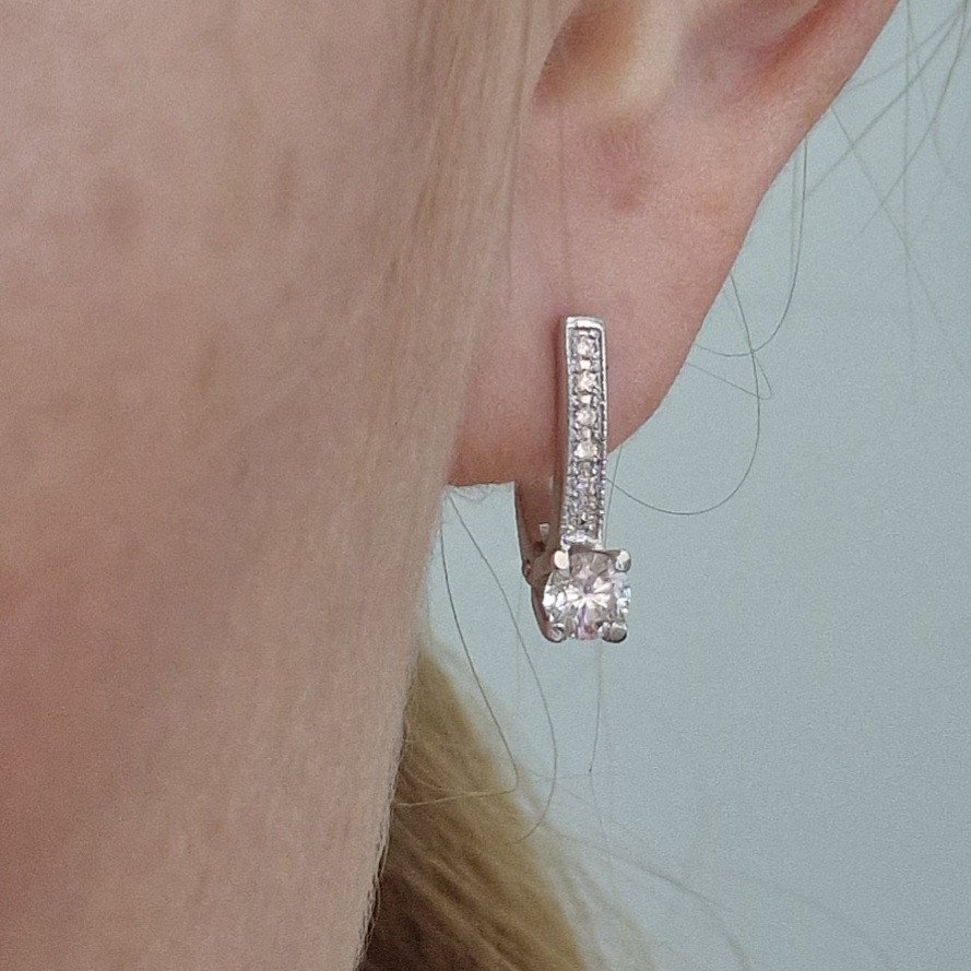 Серьги Deimantas 103610463 3,2гр 0,76ct. купить,NaN
