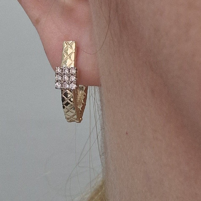 Серьги Deimantas 105082637 4,45гр 0,268ct. купить,NaN