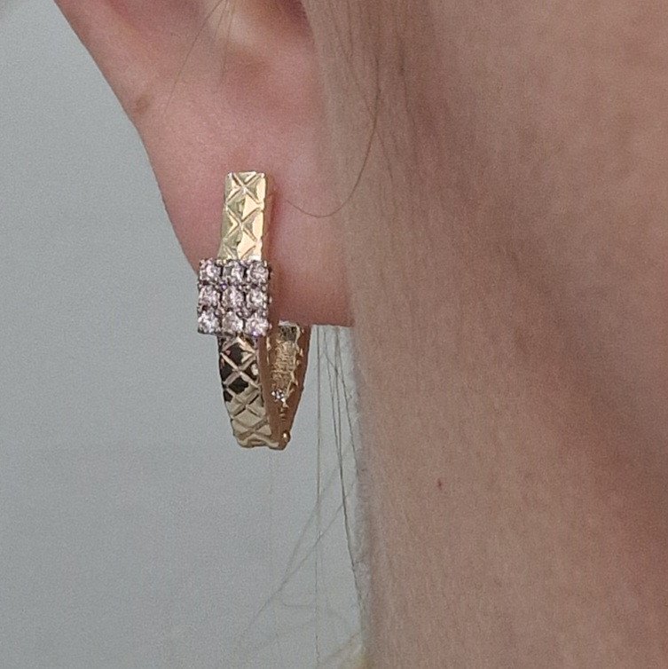 Серьги Deimantas 105082637 4,45гр 0,268ct. купить,NaN