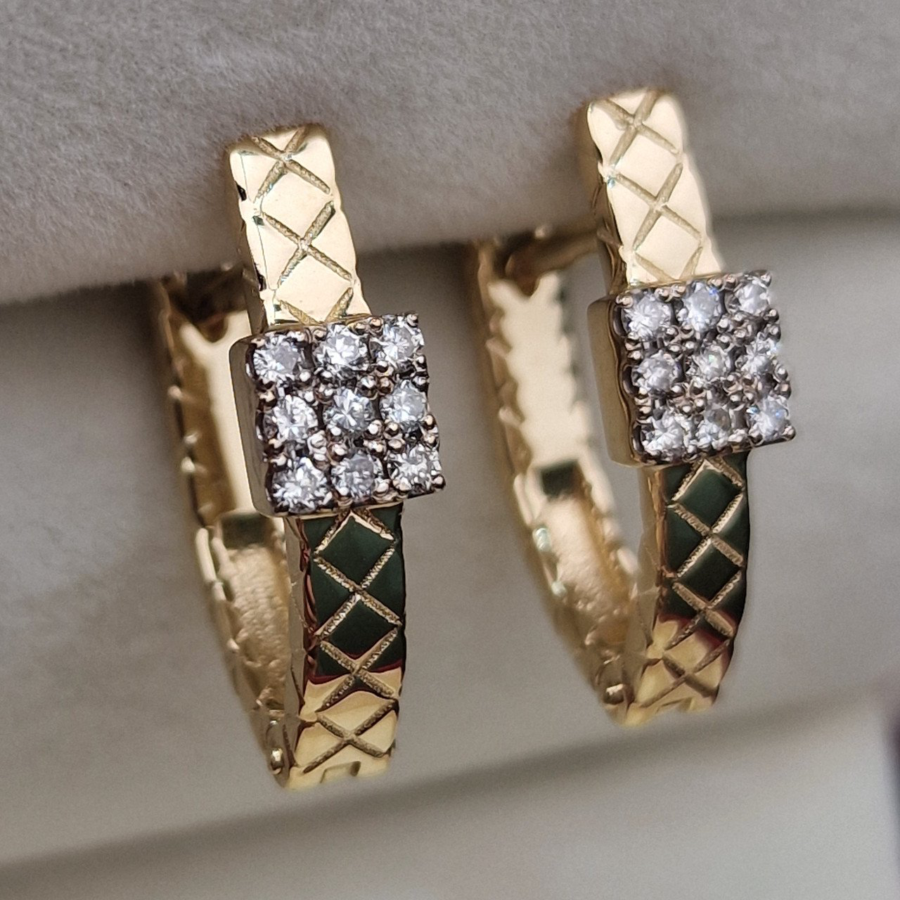 Серьги Deimantas 105082637 4,45гр 0,268ct. купить,NaN