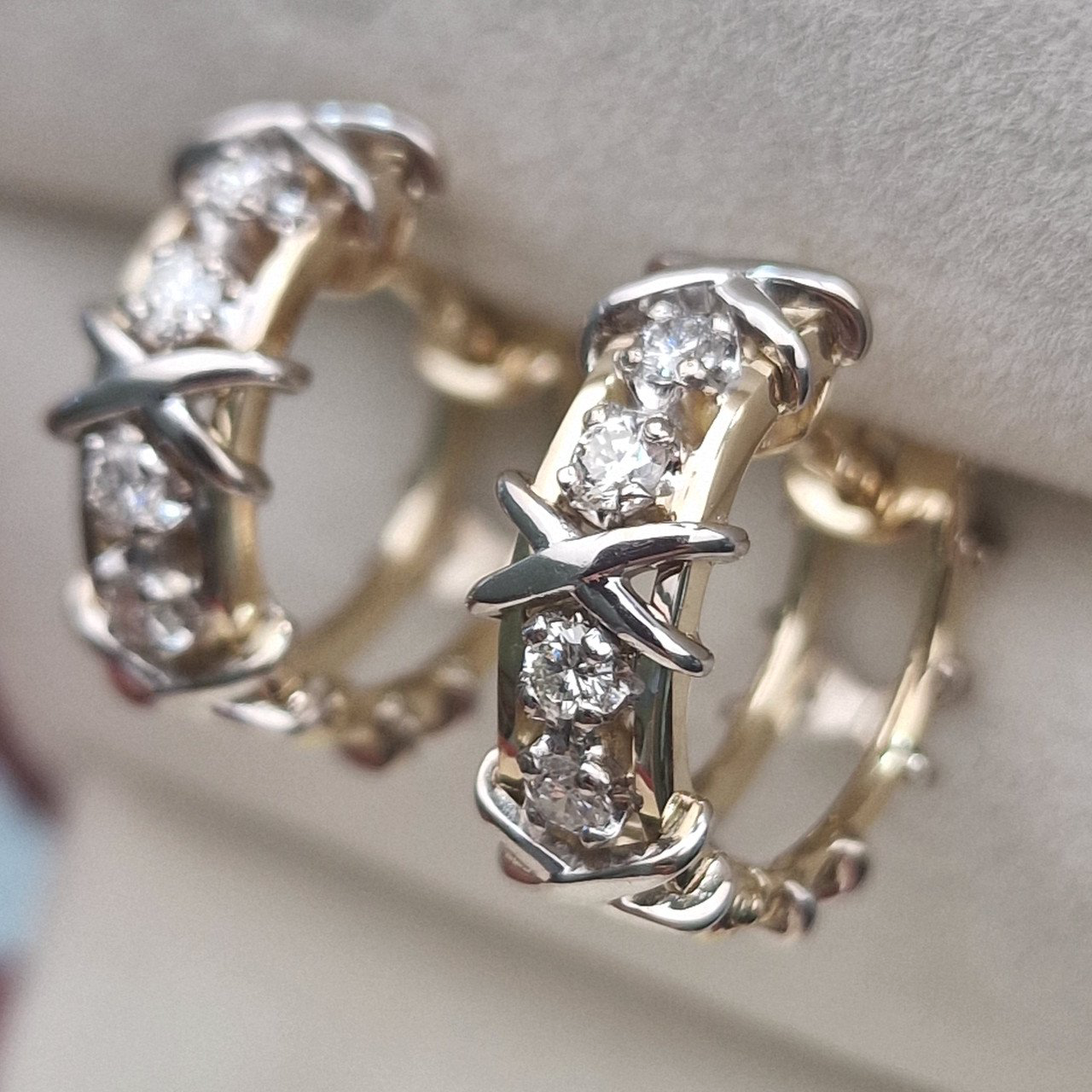 Серьги Deimantas 105082646 5,98гр 0,336ct. купить,NaN