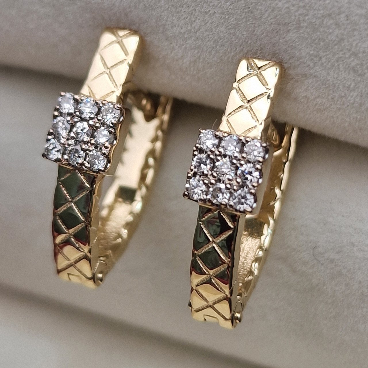 Серьги Deimantas 105082637 4,45гр 0,268ct. купить,NaN