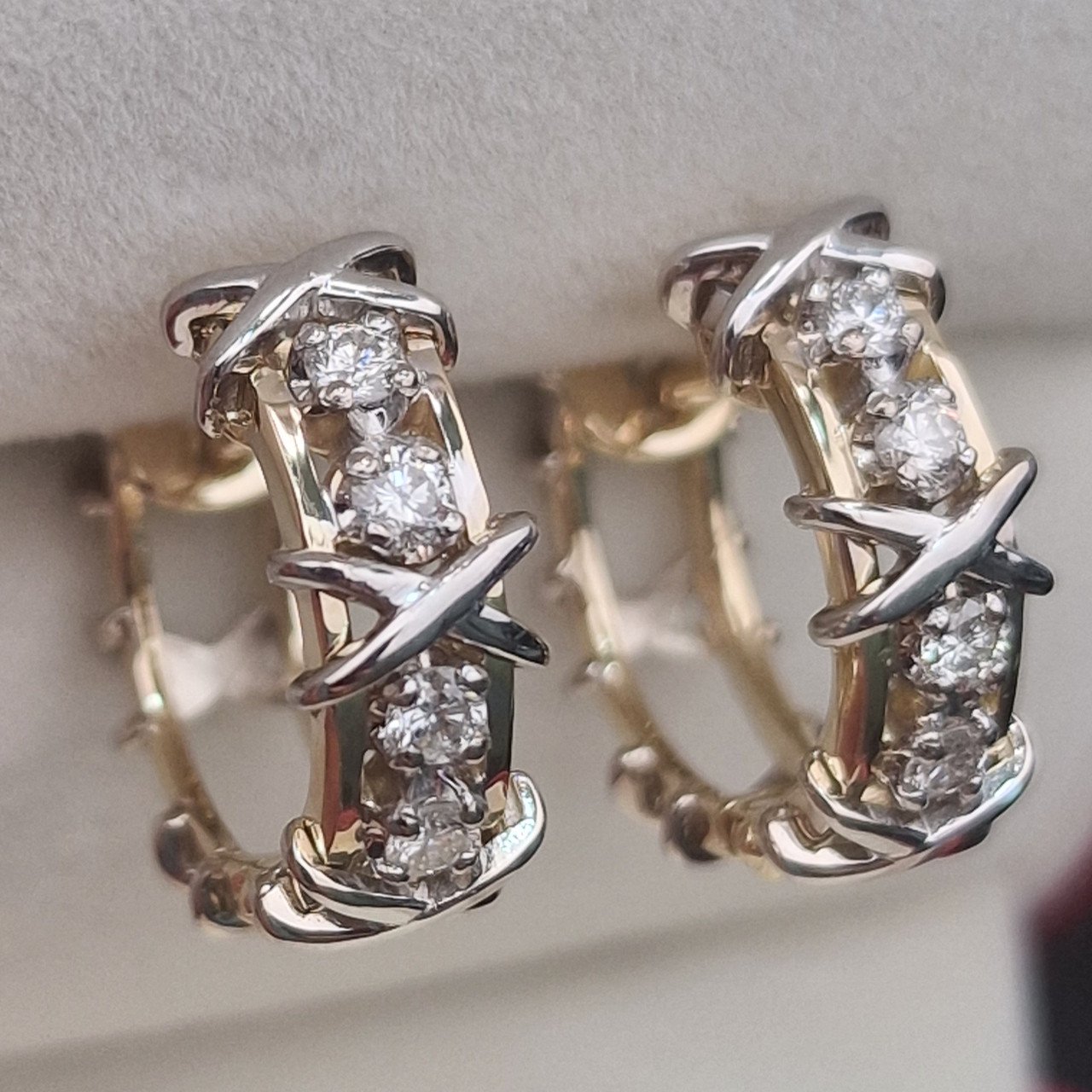 Серьги Deimantas 105082646 5,98гр 0,336ct. купить,NaN
