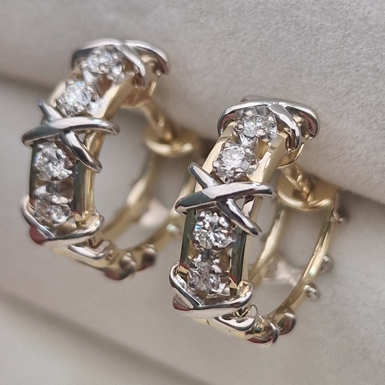 Серьги Deimantas 105082646 5,98гр 0,336ct. купить,NaN