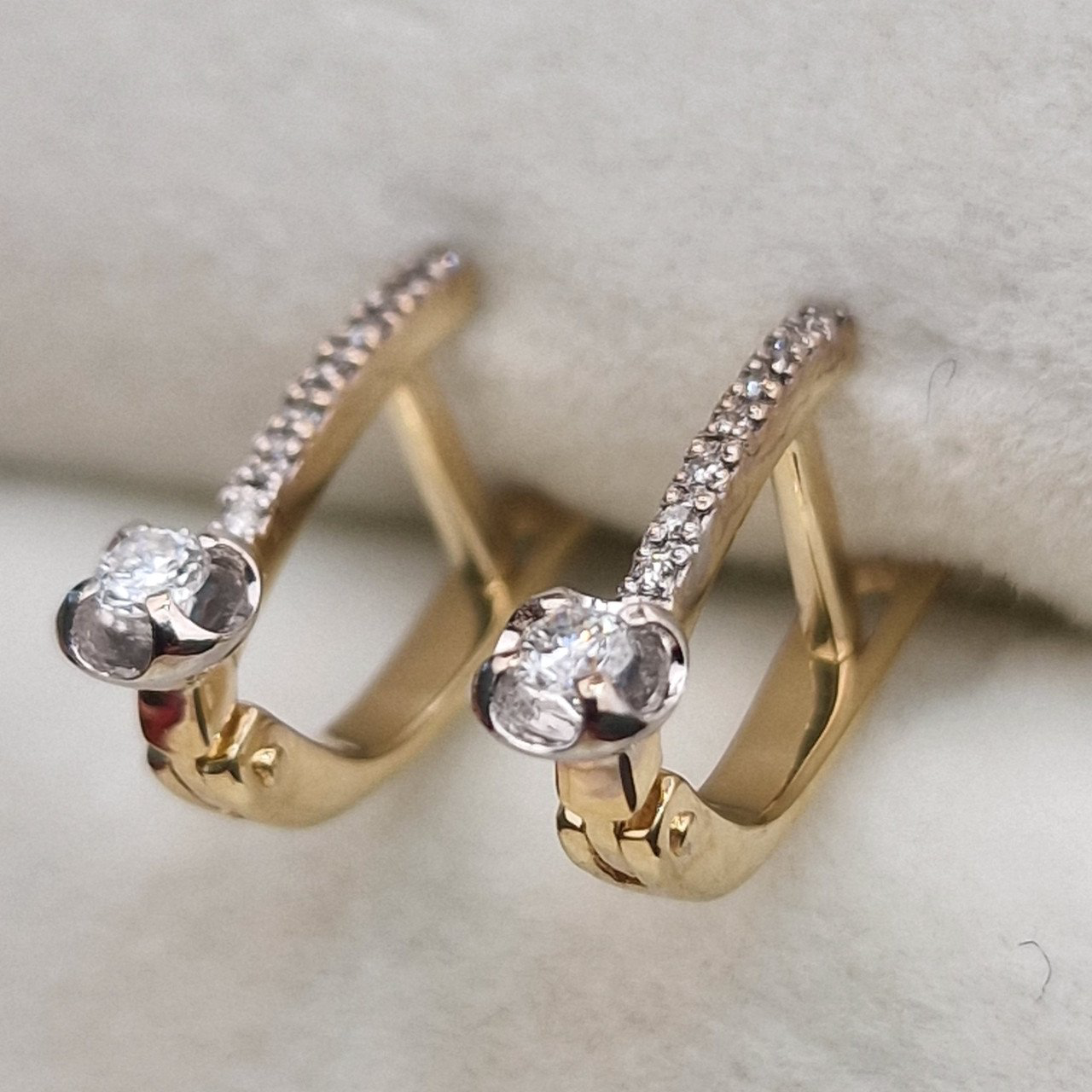 Серьги Deimantas 105082662 2,21гр 0,176ct. купить,NaN