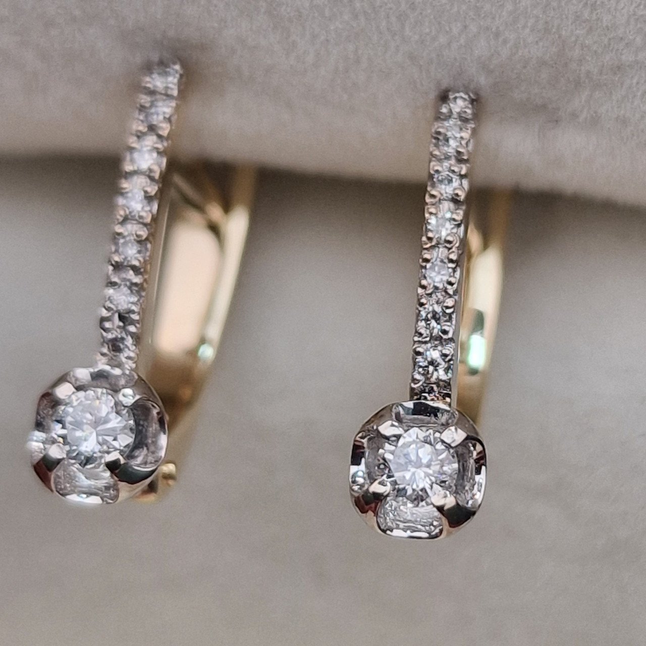 Серьги Deimantas 105082662 2,21гр 0,176ct. купить,NaN