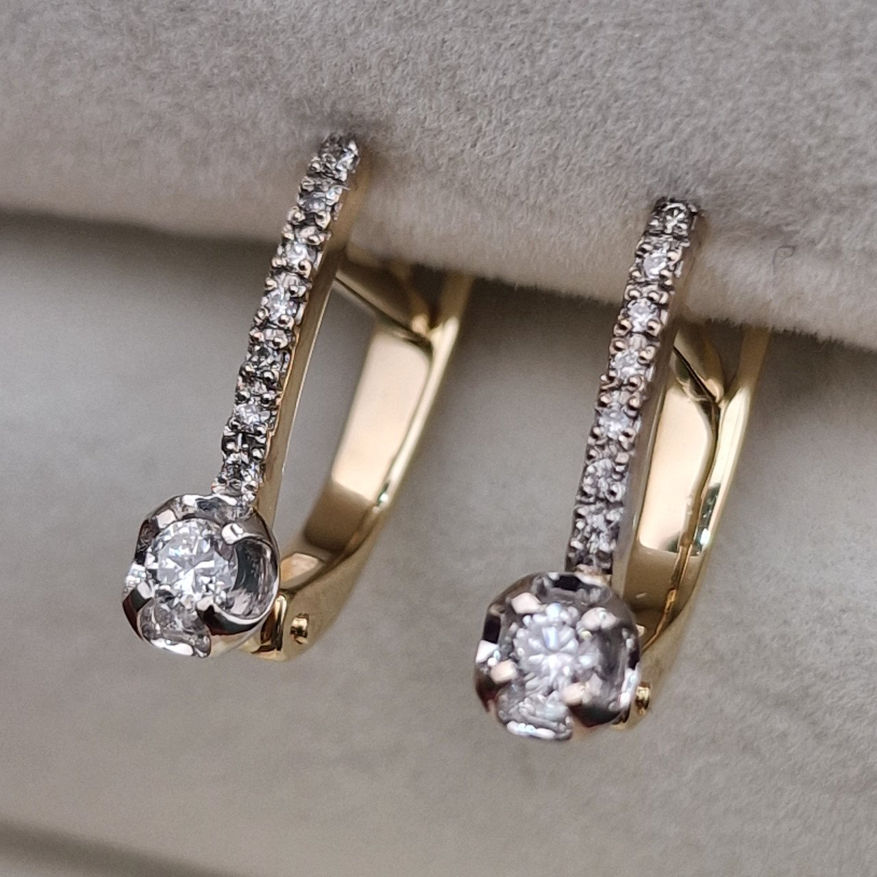 Серьги Deimantas 105082662 2,21гр 0,176ct. купить,NaN