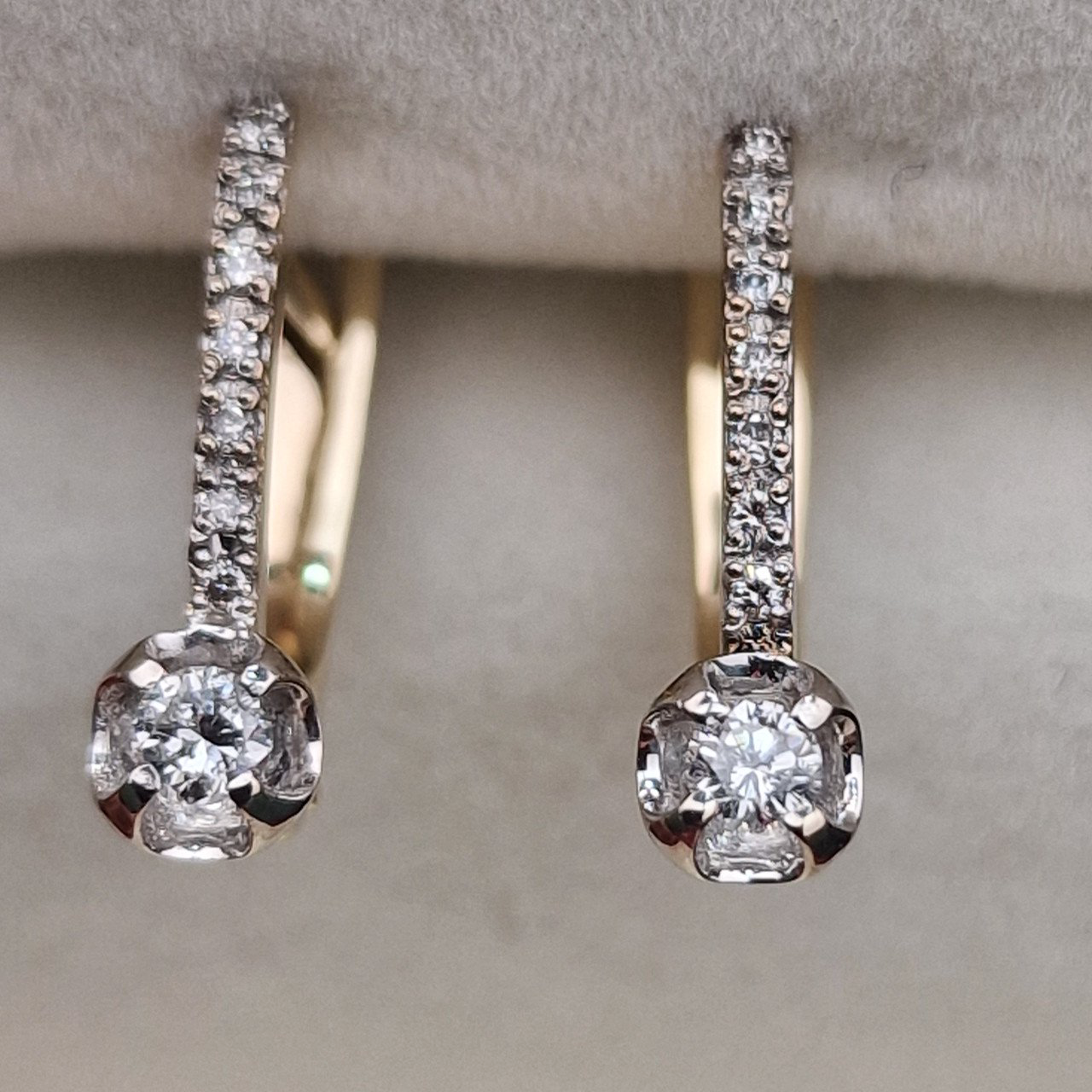 Серьги Deimantas 105082662 2,21гр 0,176ct. купить,NaN