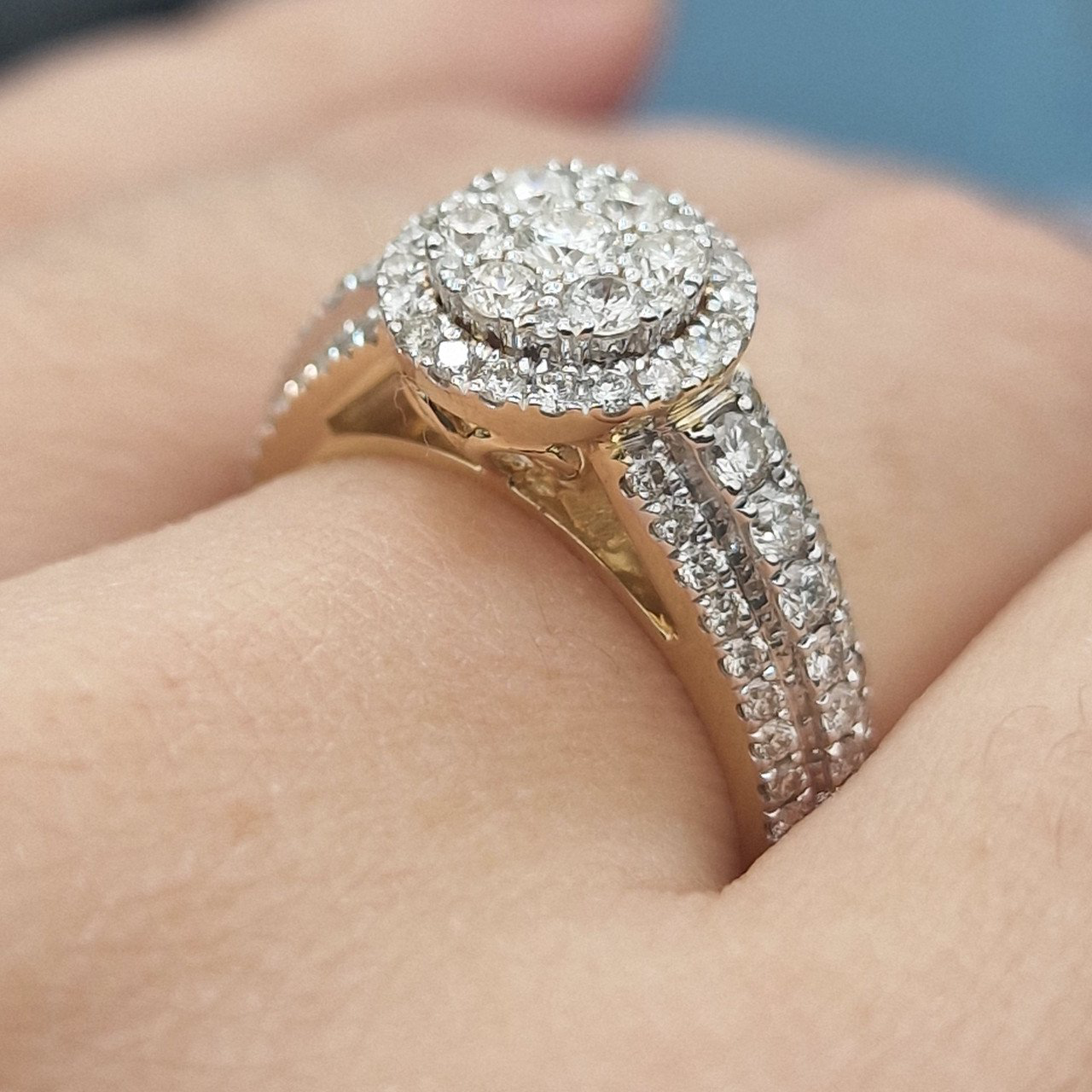 Кольцо Deimantas 104840754 18р 7,85гр 1,15ct. купить,NaN