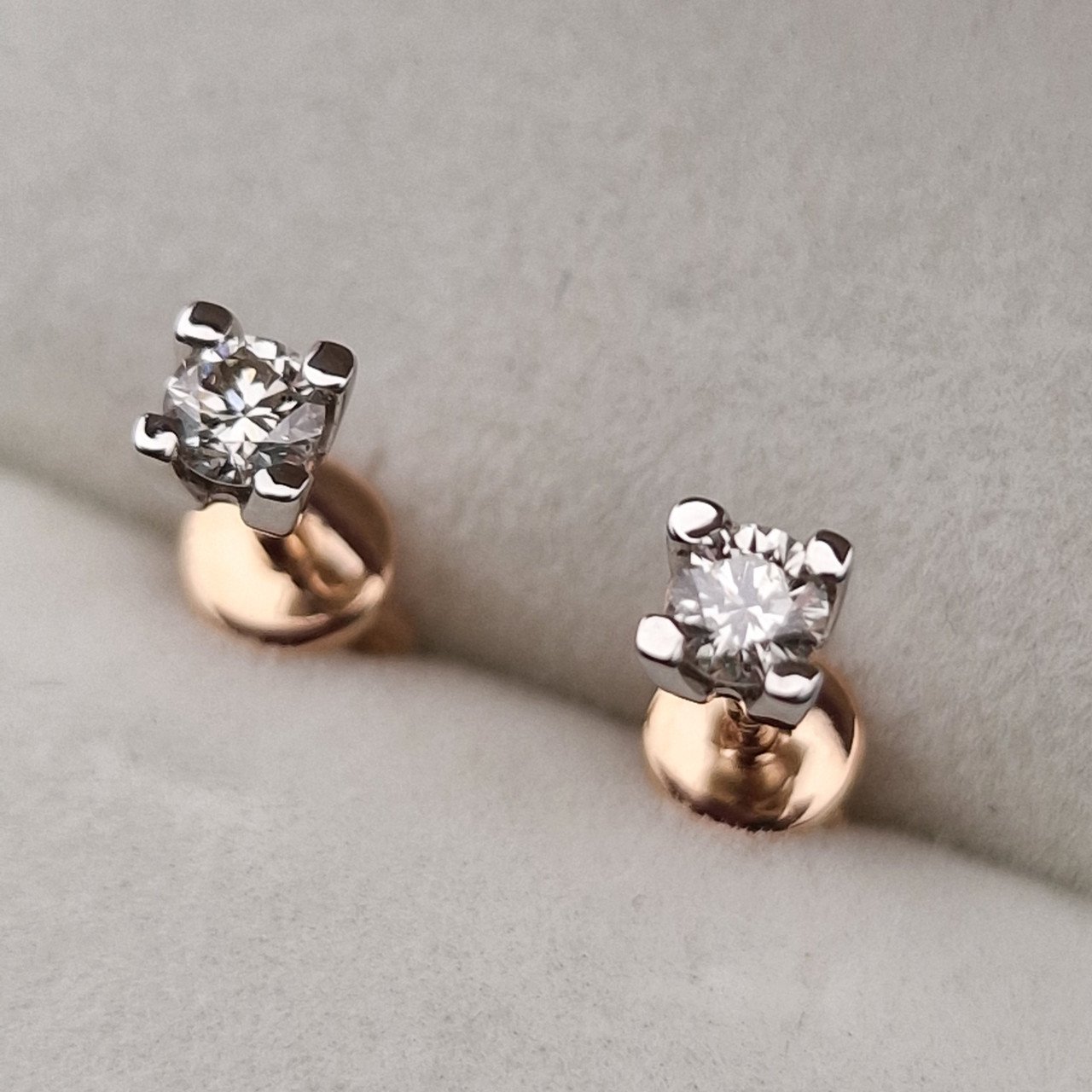 Серьги Deimantas 103670793 1,34гр 0,26ct. купить,NaN