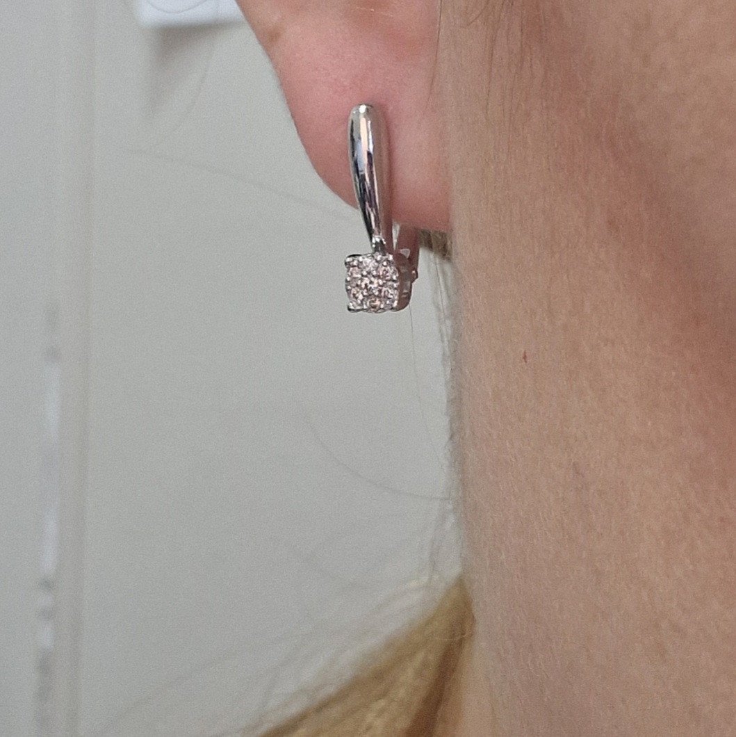 Серьги Deimantas 105085690 3,13гр 0,14ct. купить,NaN
