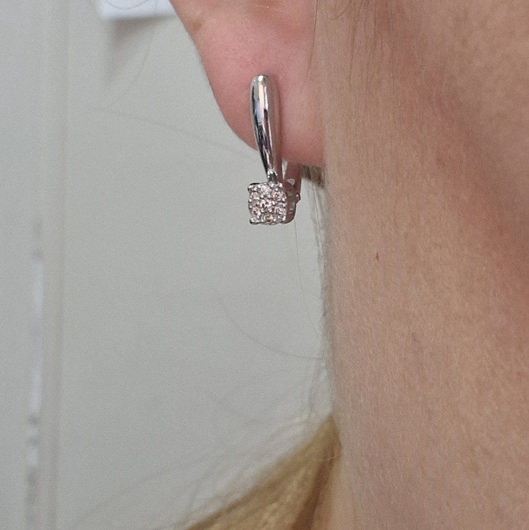 Серьги Deimantas 105085690 3,13гр 0,14ct. купить,NaN
