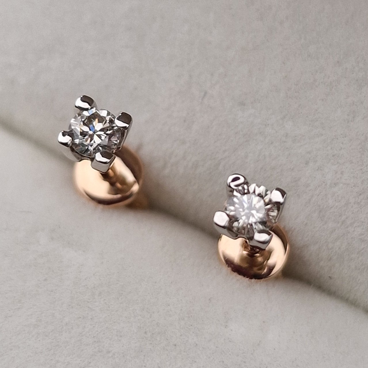 Серьги Deimantas 103670793 1,34гр 0,26ct. купить,NaN