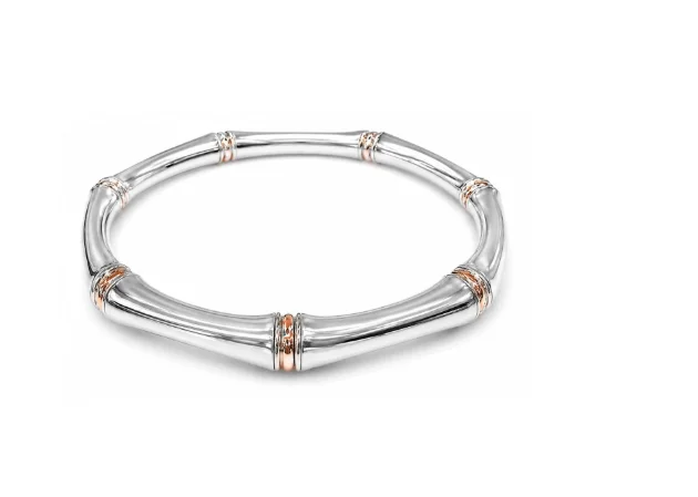 Браслет Tirisi BambooTM2268(2P)/L розовое золото 0.63гр, серебро 27.8гр 18см купить,540000
