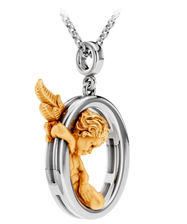 Колье Carrera y Carrera My Angel буква О 0098.3 белое и желтое золото 5.65гр 45см - ForteMarket Колье Carrera y Carrera My Angel буква О 0098.3 белое и желтое золото 5.65гр 45см купить,1915000