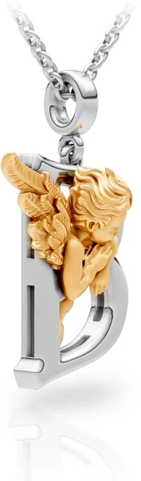 Колье Carrera y Carrera My Angel буква В 0085.3 белое и желтое золото 5.89гр 45см - ForteMarket Колье Carrera y Carrera My Angel буква В 0085.3 белое и желтое золото 5.89гр 45см купить,1915000