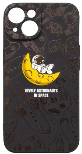 Чехол для телефона Art Case Astronauts ART-011 iPhone 14 Black
