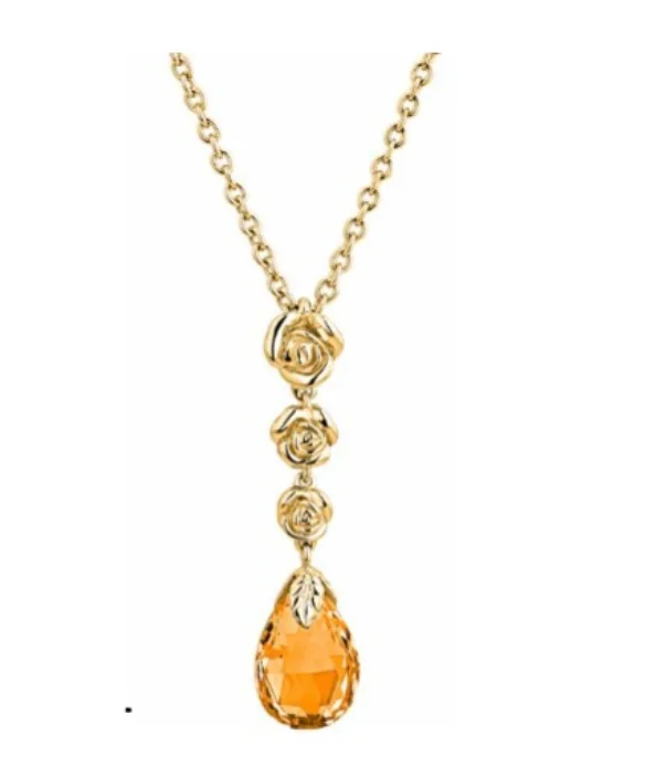 Колье Carrera y Carrera Jardin de rosas 10036-011206 желтое золото 5.02гр  купить,NaN