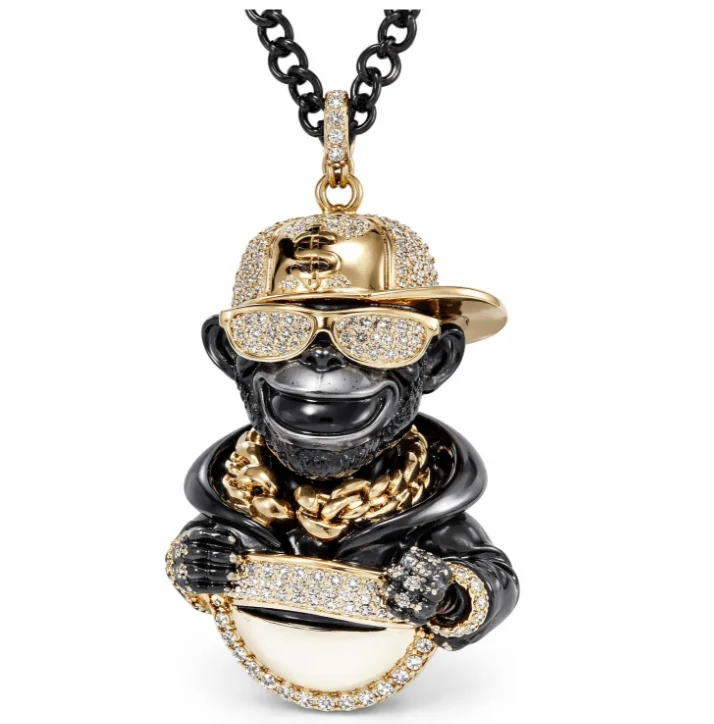 Колье Carrera y Carrera Dj Monkey 2161.1 желтое золото 33.39гр 45см купить,1850000