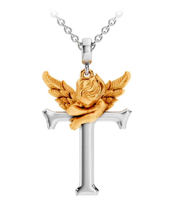 Колье Carrera y Carrera My Angel буква T 0103.3 белое и желтое золото 5.33гр 45см - ForteMarket Колье Carrera y Carrera My Angel буква T 0103.3 белое и желтое золото 5.33гр 45см купить,1915000