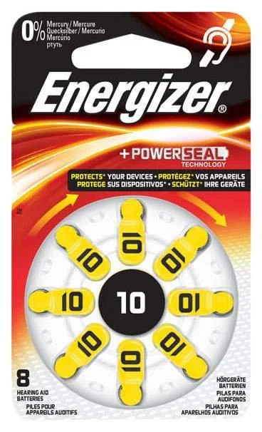 Батарейки Energizer Hearing Zinc Air10 PS TL8 8шт купить,NaN