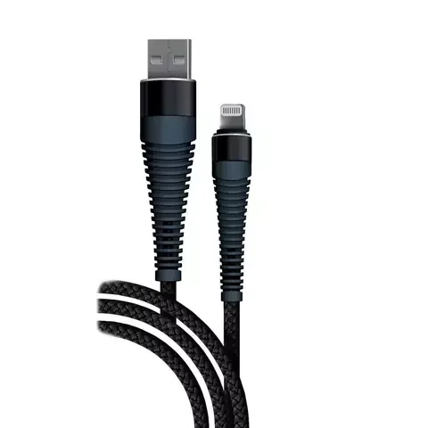Кабель для телефона BoraSCO 38507 Fishbone Type-A to Lightning 3A. 1m. Black купить,NaN