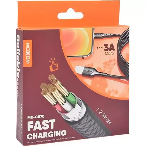 Кабель Moxom USB-Micro MX-CB70 Black