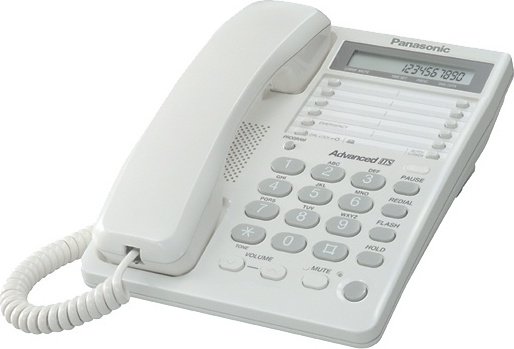 Проводной телефон Panasonic KX-TS2362RUW белый купить,0