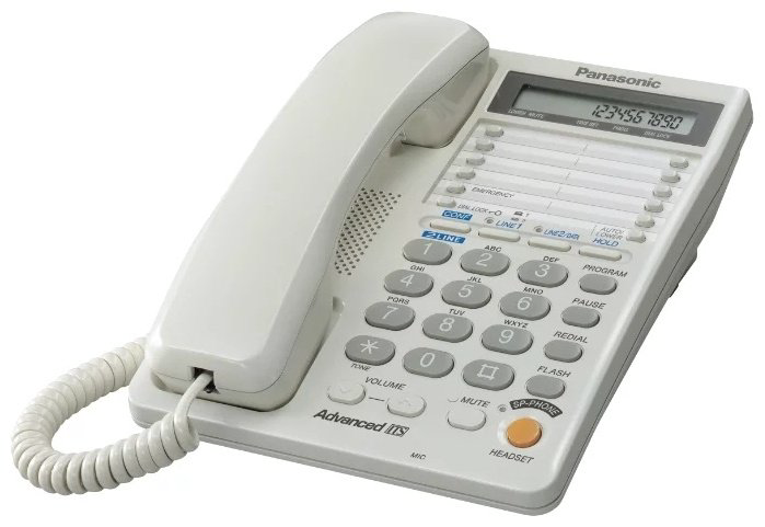 Проводной телефон Panasonic KX-TS2368 белый