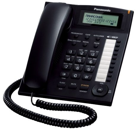 Проводной телефон Panasonic KX-TS2388CAB черный