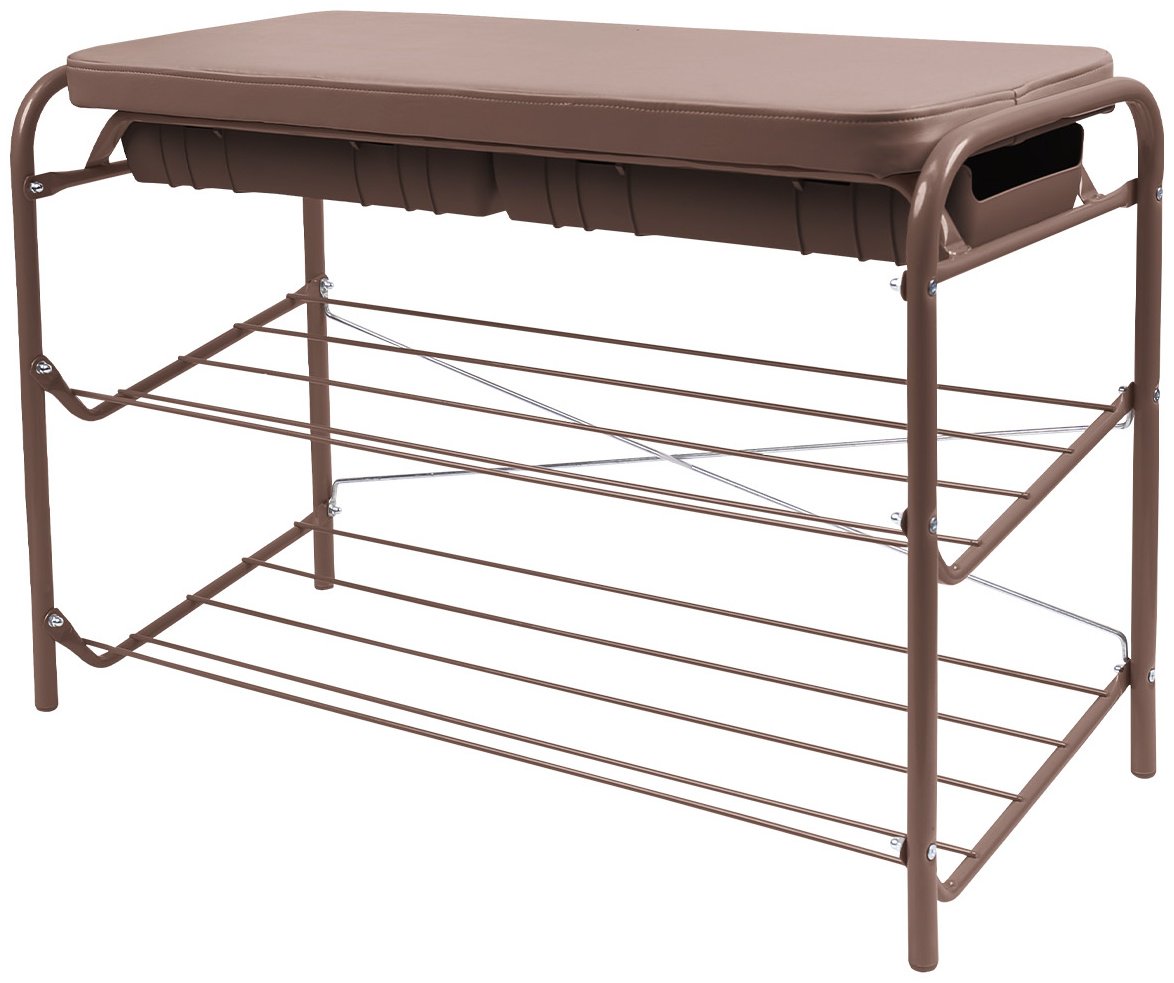 Банкетка-обувница Nika 79x33x51 см, металл