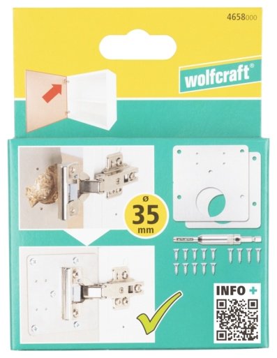 Петля Wolfcraft врезная 4658000 универсальная