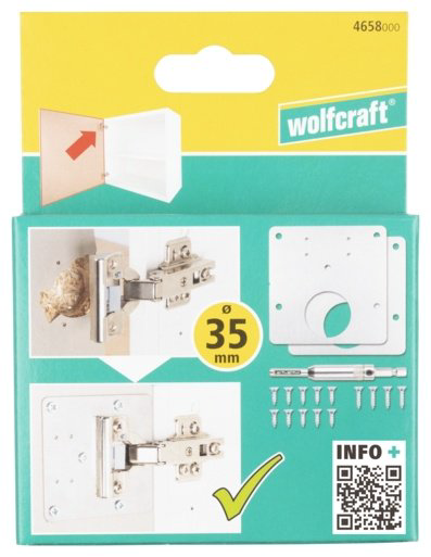 Петля Wolfcraft врезная 4658000 универсальная - ForteMarket Петля Wolfcraft врезная 4658000 универсальная купить,6830