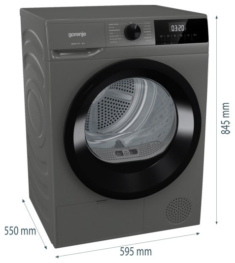 Сушильная машина Gorenje D2HNE82/C серый купить,NaN