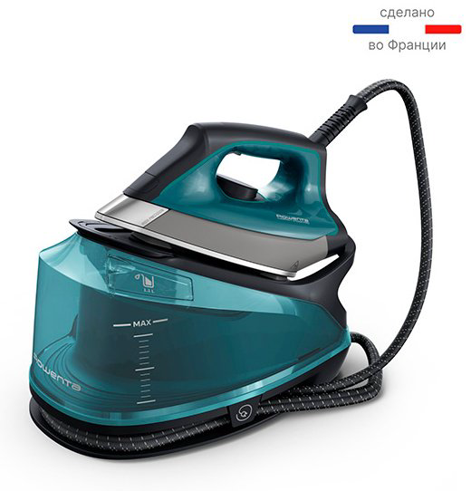 Парогенератор Rowenta Compact Steam Pro DG7623F0 черный, бирюзовый купить,NaN