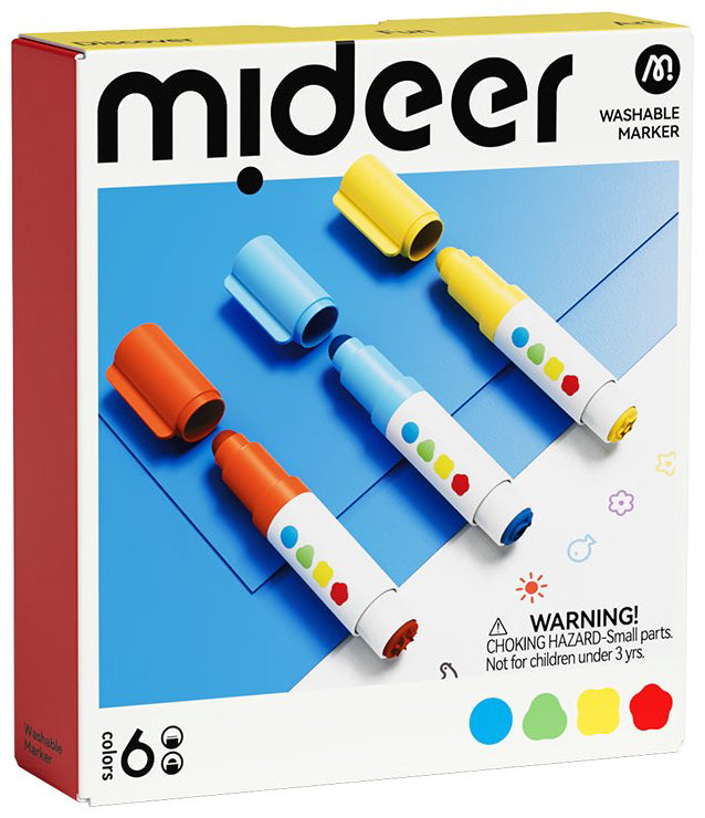 Фломастер MiDeer MD3385 6 шт купить,NaN