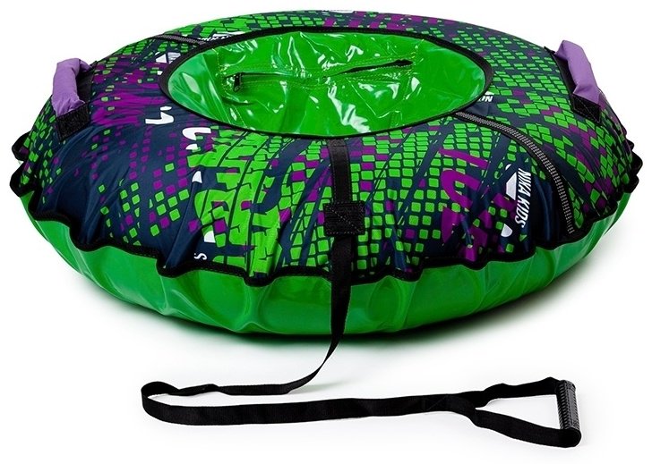 Тюбинг Nika Sport ТБ2К-95 95 см фиолетовый-зеленый купить,0