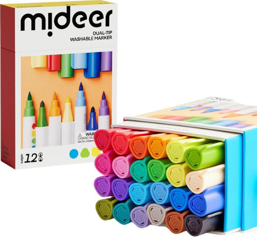 Фломастер MiDeer MD4308 12 шт купить,NaN