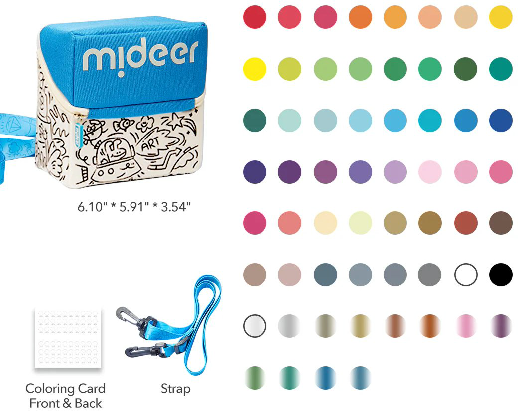 Художественный маркер MiDeer MD1615 60 шт купить,NaN