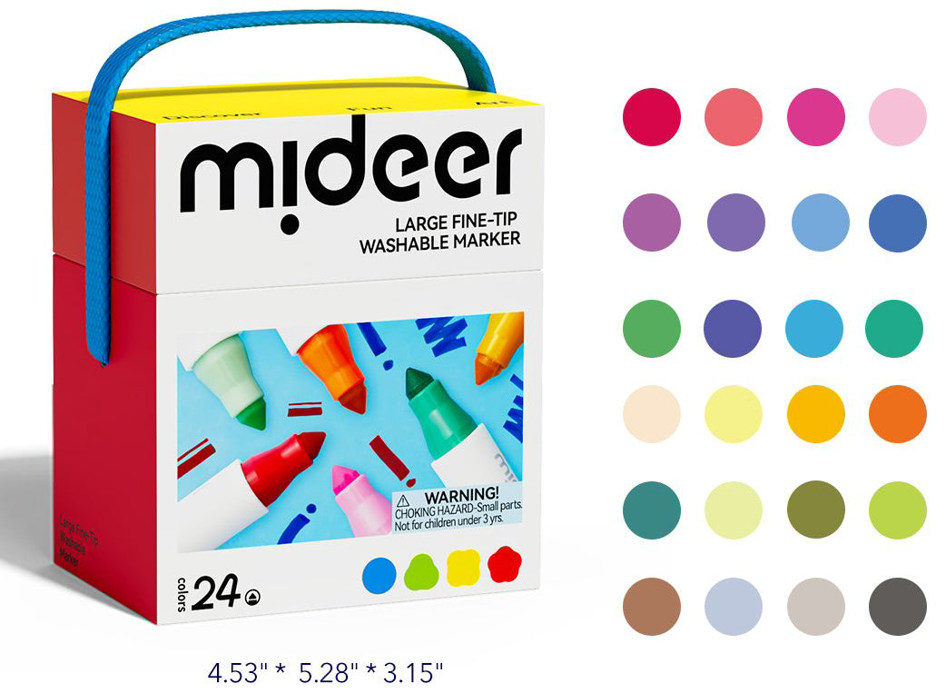 Художественный маркер MiDeer MD4309 24 шт купить,NaN