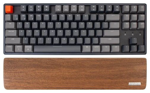 Подставка под запястье Keychron K8/C1 Walnut Wood Palm Rest черный купить,NaN